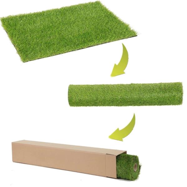 Pet Friendly Fake Grass Recycled Artificial Turf For Residential Yards