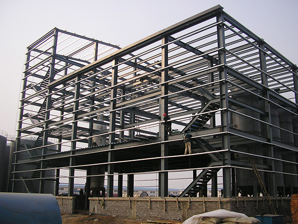 Pre Engineered Industrial Building ISO9001 Prefab Modular Construction