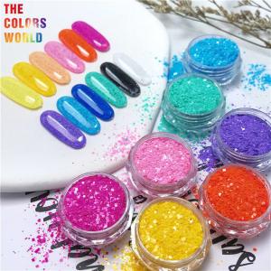 China Matte Color Mix Shape Glitter Solvent Resistant For Nail Art Decoration Body Art on sale
