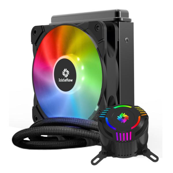 120mm RGB CPU Computer Case Coolers Radiator Leakproof High Flow Pump For AMD/Intel CPU