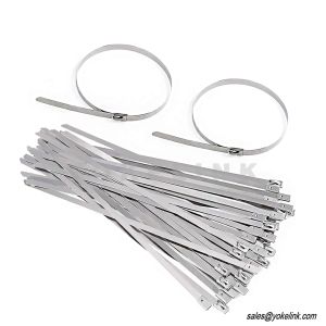China Cable Tie 304 Stainless Steel Cable Ties Ball Lock Uncoated Ties on sale