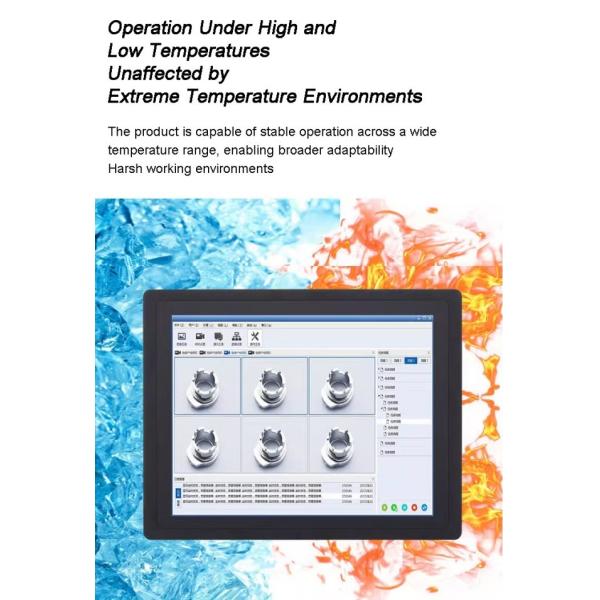 19 inch Industrial Control Display Screens Android Panel Pc IP65 Open Frame Embedded Vertical Touchscreen Monitor 