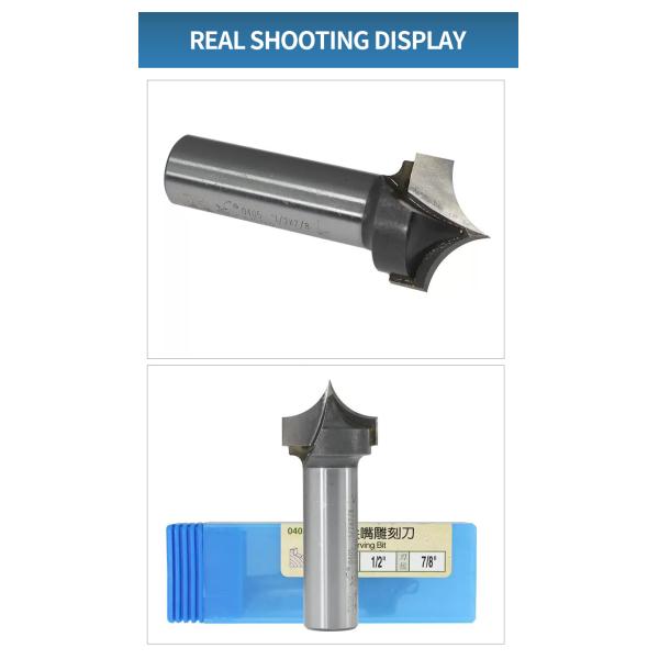 6mm Woodworking Tiger Router Bits 1 Flute Tungsten Carbide Mill