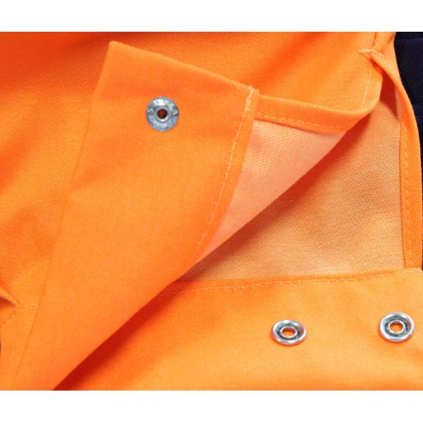 Man 250GSM CVC Reflective Working Bib Overalls With Adjustable Braces Clasps buckles