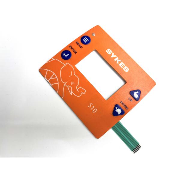 Chemicals Resistant Backlit Membrane Switch Waterproof With Molex 0.5MM Pitch