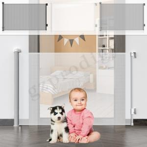 China Kids Stair Protection Customize Support Mesh Expandable Gate Retract A Gate 72 Inch on sale