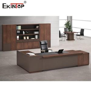  Modern L Shaped Office Desk Furniture For Director Manager CEO Boss ODM Manufactures