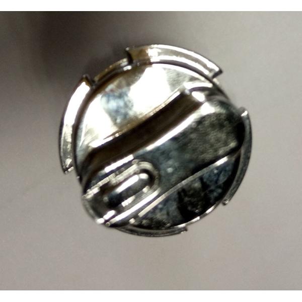 Customized Silver Anodizing Precision CNC Aluminum / Zinc Alloy Turned Twist