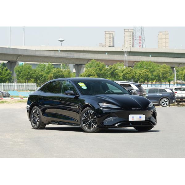 BYD Plug In Hybrid 5 Seater Sedan Vehicle Automobile Black White