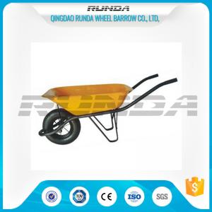  Metal Bracket Heavy Duty Wheelbarrow , Lightweight Garden Cart OEM Avaliable Manufactures
