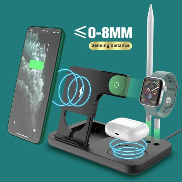 Magnetic Qi 10W Custom Wireless Charger Stand Multi Function 3 In 1