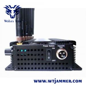 China 4w 30m Bluetooth Wif I2.4g 5.2g 5.8g Wifi Network Jammer on sale