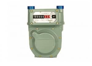  G1.6 Steel Case Prepaid Gas Meter , Electronic Gas Meter IC Card Manufactures