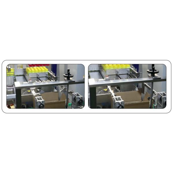 KZ-2T Full Automatic Carton Packing Machine For Regular Round Or Square Glass Bottles And Plastic Bottles