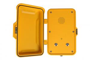  IP67 Outdoor Emergency Industrial VoIP Phone SIP Intercom Simple Installation For Tunnel Manufactures
