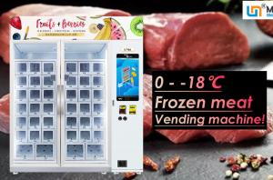China 22 Inch Frozen Vending Machine For Meat Cheese Ice Cream Locker Size Customized on sale