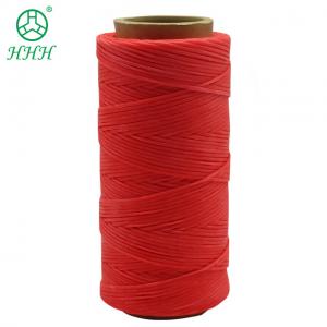  210D/16 High Tenacity 200M Flat Polyester Waxed Thread 1mm For Shoes Sewing Leather Manufactures