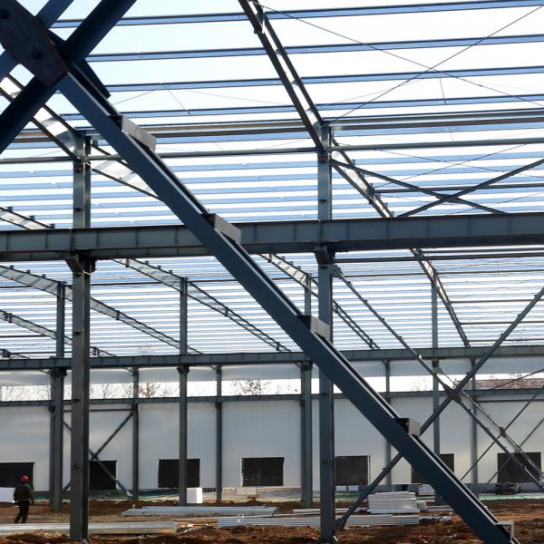 Quality Fabricated Light Type Q235 Q345 Pre Built Metal Buildings Prefabricated Steel Structure for sale