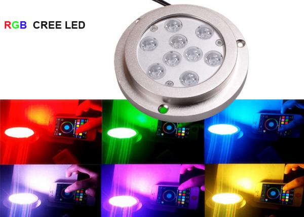Quality Stainless Steel Boat Underwater LED Lights , Green Boat Lights for Night Fishing for sale
