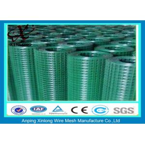  1x1 2x1 2x2 Wire Mesh Fence Rolls Green / Black / Yellow PVC Color Manufactures