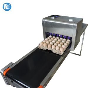  Touch Screen Egg Spraying Machine , Egg Printer Machine 6 Nozzles Manufactures
