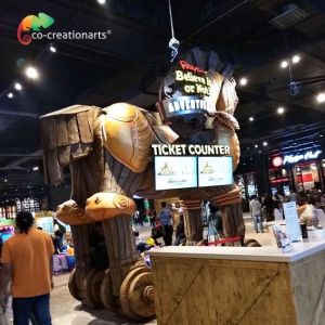 Theme Park Custom Made Animatronics Trojans Model