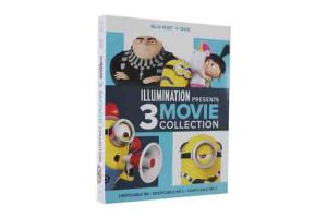 China New Released DVD Movie Illumination Presents 3 Movie Collection Movie DVD Wholesale on sale