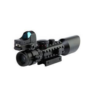 Buy cheap 3-10x40 Dual Illuminated Hunting Rifle Scope With Red Dot Laser Sight from wholesalers
