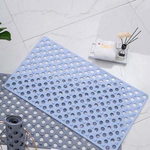  Silicon Bathtub Mats With Drain Holes And Suction Cups Manufactures