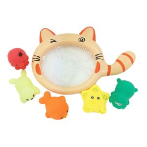 Educational Silicone Bath Toys Easy To Drain Custom Pattern Printing