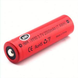 China Aw 18650 18350 3.7v 2000mah rechargeable E cigs battery IMR li-ion wholesale factory price on sale