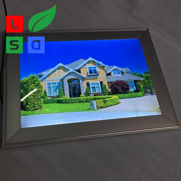 Quality LSD 10mm Thinkness Square LED Poster Frame Led Backlit Photo Frame for sale