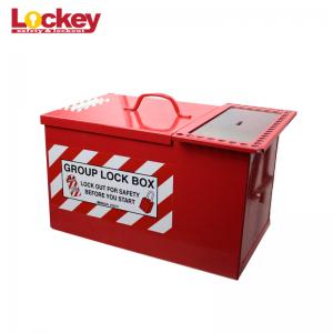  Rust Resistance Lock Out Tag Out Key Box Heavy Duty Steel Box With Multiple Locks Manufactures