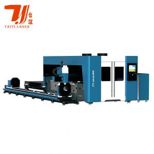 China TY-3015JBG 1000W - 6000W CNC Fiber Laser Cutter Metal Tube SS Pipe Laser Cutting Machine on sale