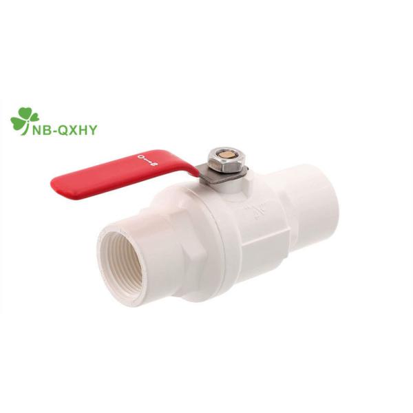 1/2&quot; to 4&quot; Socket Threaded PVC Two PCS Ball Valve with Ss Handle