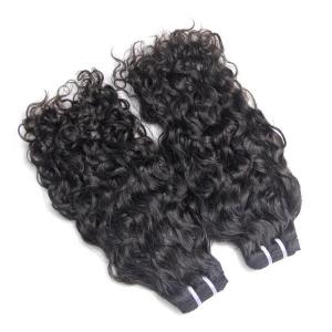  Water Wave Brazilian Human Hair Bundles Dyed And Bleached Available / 12-26 Inch Manufactures