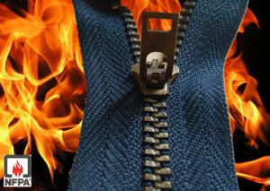 China Aramid Flame Resistant Zipper, aramid tape, brass tooth or vislon FR tooth on sale