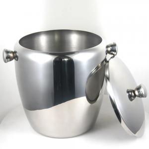  Stainless Steel Champagne Beer Wine Cooler Ice Bucket With ear Manufactures