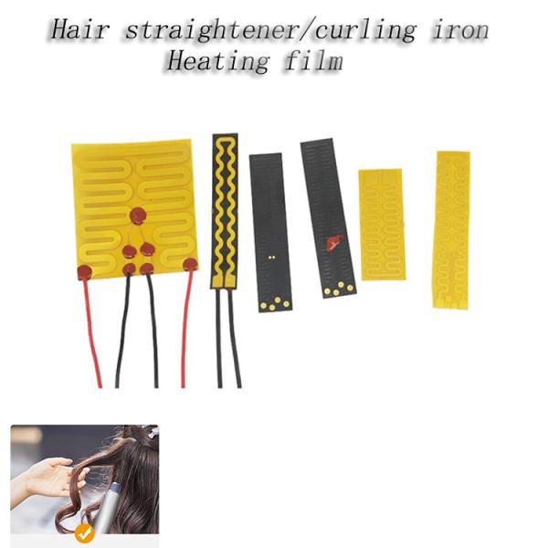 Flexible Etched Foil Heating Element For Straightener Curl Device OEM