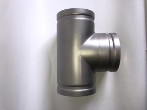  Rolling Sand Stainless Steel Grooved Pipe Fittings Equal Grooved Tee Manufactures