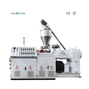  Foam Board Conical Twin Screw Extruder Production Line With 75 Rpm Screw Speed Manufactures