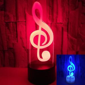  Note 3D LED company logo night light Colorful touch remote control atmosphere gift 3D small table lamp Custom OEM LOGO Manufactures