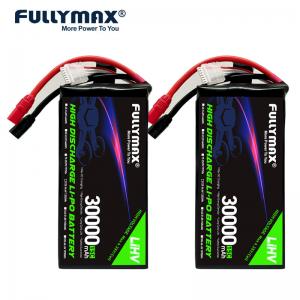 China 30000mAh 12 Cell Lipo Battery 12S 44.4V 15C EVTOL Agriculture Drones Underwater Robotics on sale