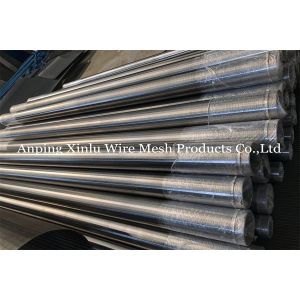 China 8 Johnson V Wire Continuous Slot Water Filter Pipe Oil Well Screen Tube on sale