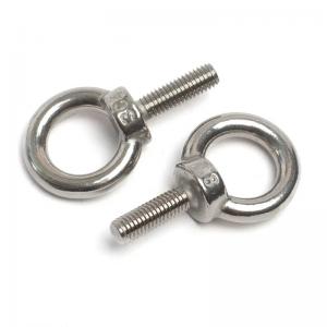 China Fastening Eye Bolts Nuts With Round Head Style DIN / ANSI / GB Standard on sale