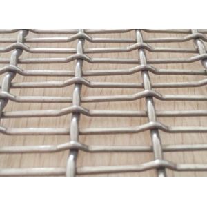  Crimp Decorative Plain Weave Metal Mesh SS316 Antacid With Solid Structure Manufactures