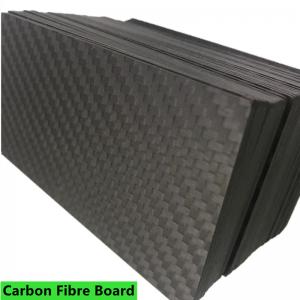  3K Carbon Fiber Rods And Tubes , Matte Type Carbon Fiber Board Sheet Manufactures