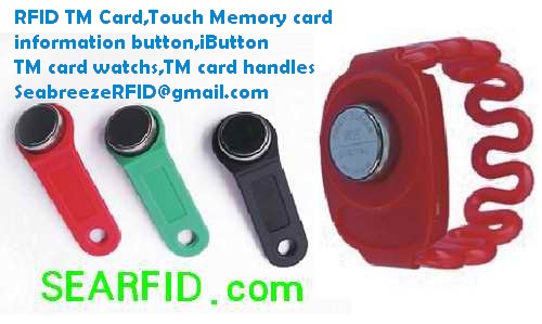 RFID TM Card, Touch Memory card, information button, iButton, iB card, TM card watchs, TM card handles