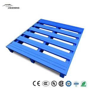  High Quality Metal Pallet Manufacturers 4 Way Iron Power Coat Two Way Steel Pallet Metal Tray Good Sell Manufactures