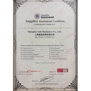 Cangzhou Metalign Machinery Co., Ltd. Certifications